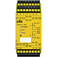 Pilz. Реле безопасности PNOZX – Контроль двуручного управления - P2HZ X1.10P C 24VDC 3n/o 1n/c 2so - 787341