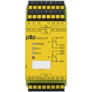 Pilz. Реле безопасности PNOZX – Контроль двуручного управления - P2HZ X1P C 110VAC 3n/o 1n/c 2so - 787434