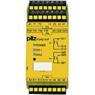 Pilz. Реле безопасности PNOZX – Контроль двуручного управления - P2HZ X1P C 240VAC 3n/o 1n/c 2so - 787439
