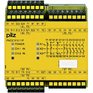 Pilz. Реле безопасности PNOZ X – E-STOP, защитная дверь, световая решетка - PNOZ X10.11P C 24VDC 6n/o 4n/c 6LED - 787750