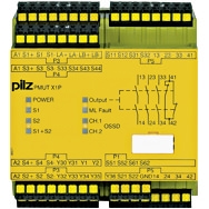 Pilz. Реле безопасности PNOZ X – Контроль мьютинга - PMUT X1P C 24VDC 3n/o 1n/c 5so - 788010