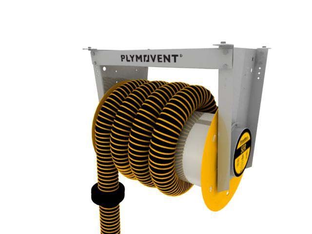 Plymovent. Наматывающее устройство гибкого шланга / с пружиной / с боковым монтажом / для выхлопных газов SER - PLYMOVENT-SER