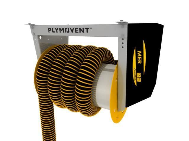 Plymovent. Наматывающее устройство гибкого шланга / механизированное / на грузовом автомобиле / для системы отвода MER - PLYMOVENT-MER