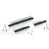 Preci-Dip. Conn SIP Socket Strip SKT 44 POS 2.54mm Solder ST Thru-Hole Box - 714-83-144-41-001101