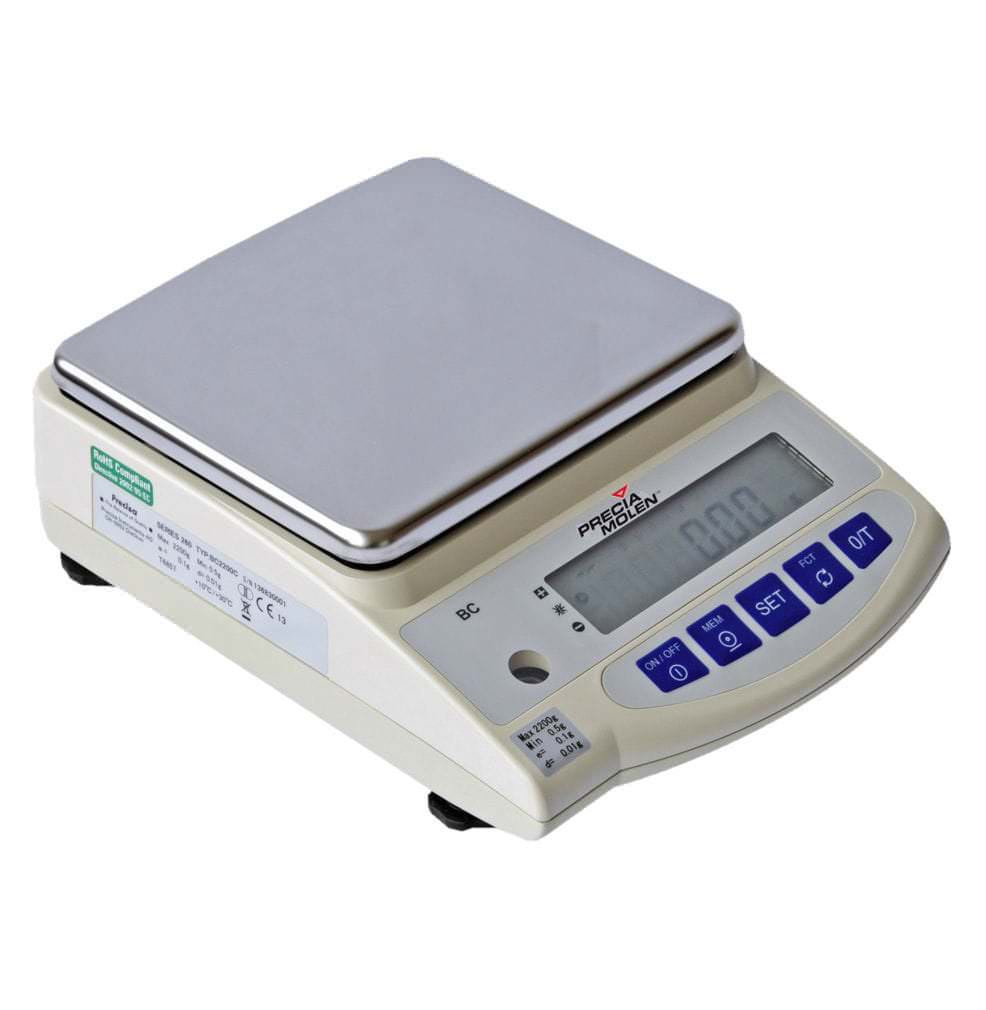 Лабораторные весы с дисплеем LCD IP54 для бижутерии BC 260 PRECIA MOLEN