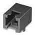 Pulse. Conn Modular Jack F 6 POS 2.54mm Solder RA Thru-Hole 6 Terminal 1 Port - E5362-3006G2-L