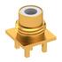 Radiall. Conn Coaxial M 0Hz to 2GHz 75Ohm Solder ST Thru-Hole Gold - 1709-1511-000