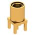 Radiall. Conn SLB F 0Hz to 4GHz 50Ohm Solder ST Thru-Hole Gold - 3025-1511-000