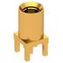 Radiall. Conn SLB PL 0Hz to 6GHz 50Ohm Solder ST Thru-Hole Gold - 3025-1511-011