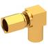 Radiall. Conn SSMC PL 0Hz to 12.4GHz 50Ohm Crimp RA Cable Mount Gold - 7105-1521-002