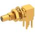 Radiall. Conn SSMC 0Hz to 12.4GHz 50Ohm Solder RA Panel Mount RCP Gold - 7110-1511-000