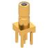 Radiall. Conn SSMB RCP 0Hz to 12.4GHz 50Ohm Solder ST Thru-Hole Gold - 7209-1511-040