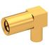 Radiall. Conn SSMB F 0Hz to 12.4GHz 50Ohm Solder RA Cable Mount Gold - 7405-1561-010