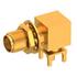 Radiall. SMA Right Angle Jack, Date Bulkhead P.C.B. Mount, Tab Receptacle - 9652-1513-003