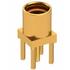Radiall. Conn MMCX 0Hz to 6GHz 50Ohm Solder ST Thru-Hole RCP Gold Over Nickel - R110426000W