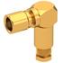 Radiall. Conn SMC 0Hz to 10GHz 50Ohm RA Cable Mount PL Gold Over Nickel - R112163000