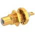 Radiall. Conn SMC RCP 0Hz to 10GHz 50Ohm Solder Pot ST Panel Mount Gold Over Nickel - R112553000