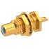 Radiall. Conn SMC 0Hz to 10GHz 50Ohm Solder ST Panel Mount RCP Gold Over Nickel - R112554000