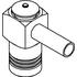 Radiall. Conn SMB 0Hz to 4GHz 50Ohm Crimp RA Cable Mount PL Gold Over Nickel - R114183000W