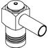 Radiall. Conn SMB 0Hz to 4GHz 50Ohm Crimp RA Cable Mount PL Gold Over Nickel - R114186000W