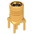 Radiall. Conn SMB 0Hz to 40GHz 50Ohm Solder ST Thru-Hole/SMD F Gold Over Nickel - R114425000