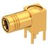 Radiall. Conn SMB 0Hz to 4GHz 50Ohm Solder RA Thru-Hole RCP Gold - R115666000