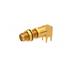 Radiall. Conn SMA 0Hz to 12.4GHz 50Ohm Solder RA Thru-Hole RCP Gold Over Nickel - R124667143