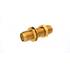 Radiall. Conn SMA Adapter 0Hz to 18GHz 50Ohm ST Panel Mount F/F Gold Over Copper - R124720003W