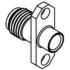 Radiall. Conn SMA 0Hz to 18GHz 50Ohm Solder ST Panel Mount F Gold Over Nickel - R125251000W