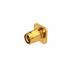 Radiall. Conn SMA 0Hz to 18GHz 50Ohm Solder Pot ST Panel Mount PL Gold Over Nickel - R125433000
