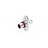 Radiall. Conn BMA RCP 0Hz to 22GHz 50Ohm ST Cable Mount Gold Over Nickel - R128481011