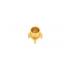 Radiall. Conn SMP 0Hz to 6GHz 50Ohm Solder ST Thru-Hole F Nickel Phosphorous Gold - R222M00080