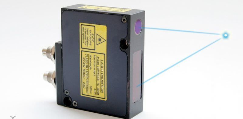 Датчик перемещения лазером по методу триангуляции линейный бесконтактный IP67  RF603HS (2…1250 mm, 180 kHz, 0.1%25 FSO) RIFTEK