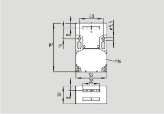 Dimensional drawing (basic component)