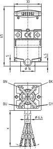 Dimensional drawing (basic component)