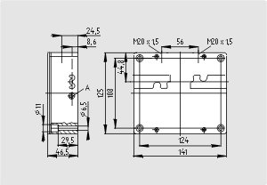 Dimensional drawing (basic component)