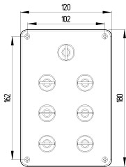 Dimensional drawing (basic component)