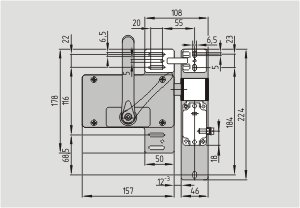 Dimensional drawing (basic component)