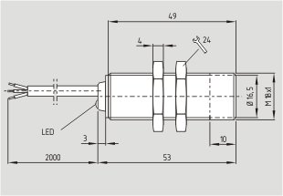 Dimensional drawing (basic component)