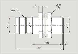 Dimensional drawing (basic component)