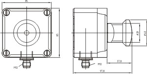 Dimensional drawing (basic component)