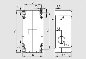 Dimensional drawing (basic component)