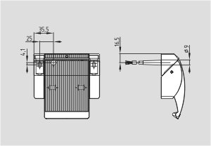 Dimensional drawing (basic component)