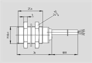 Dimensional drawing (basic component)