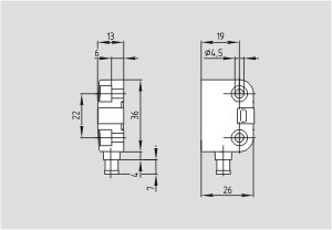 Dimensional drawing (basic component)