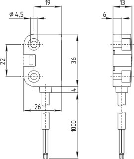 Dimensional drawing (basic component)