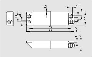 Dimensional drawing (basic component)