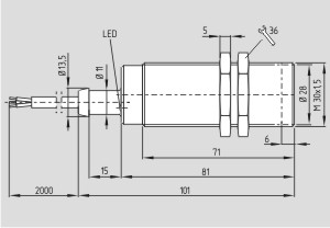 Dimensional drawing (basic component)