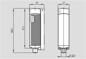 Dimensional drawing (basic component)