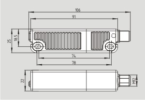 Dimensional drawing (basic component)